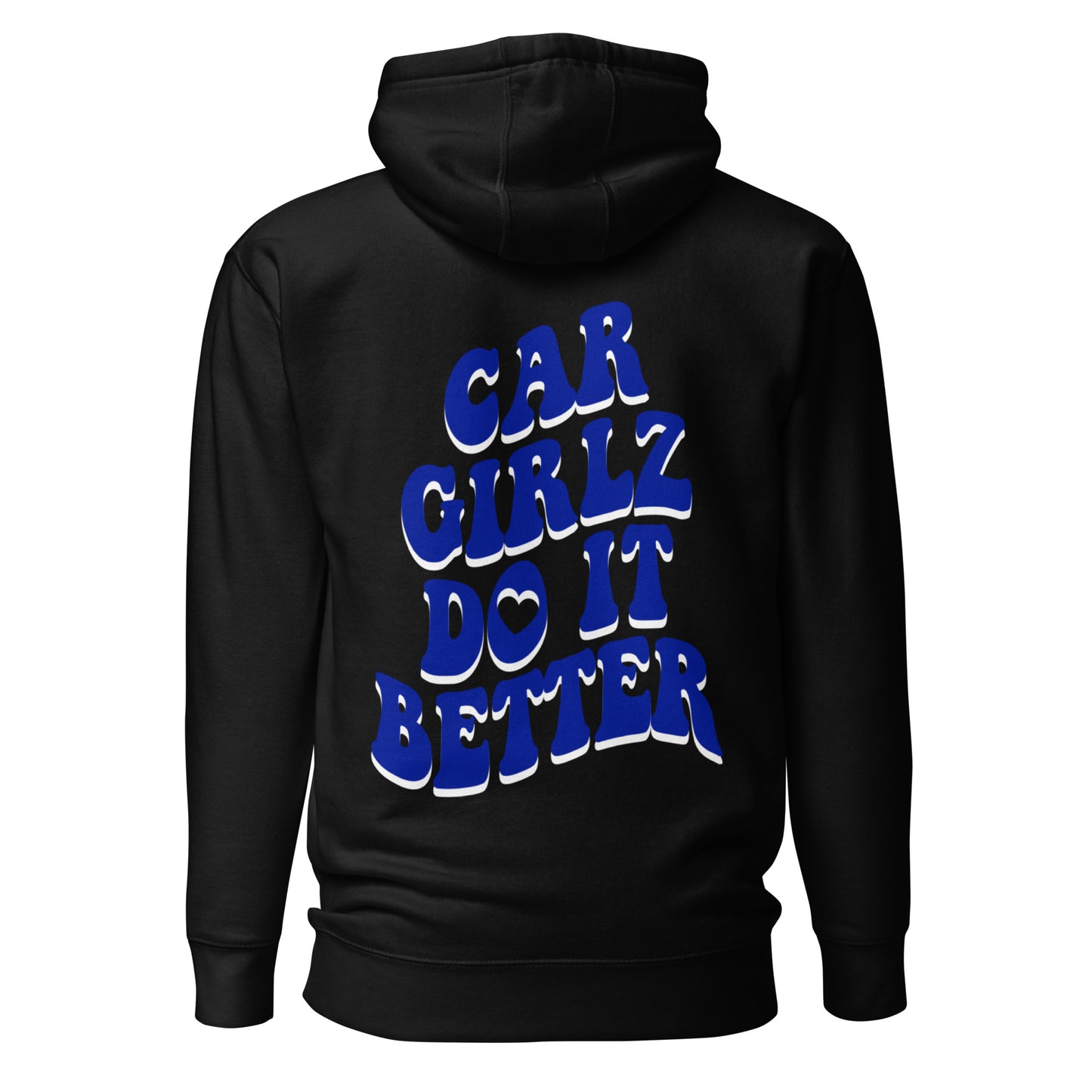 Car Girlz Do It Better Blue Hoodie