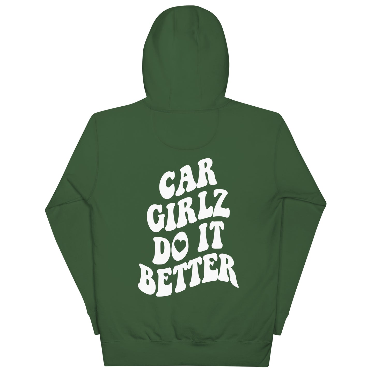 Car Girlz Do It Better White Hoodie