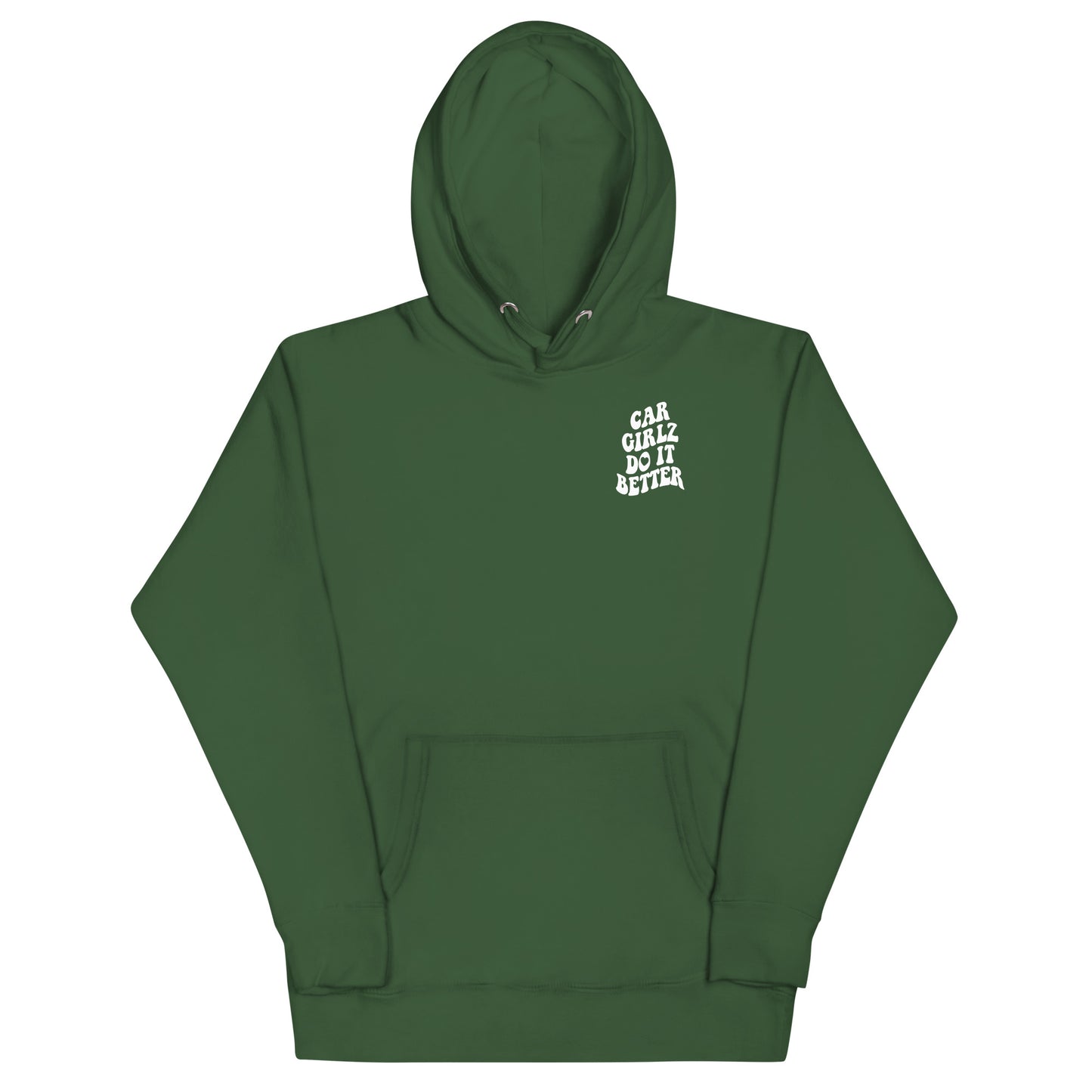 Car Girlz Do It Better White Hoodie