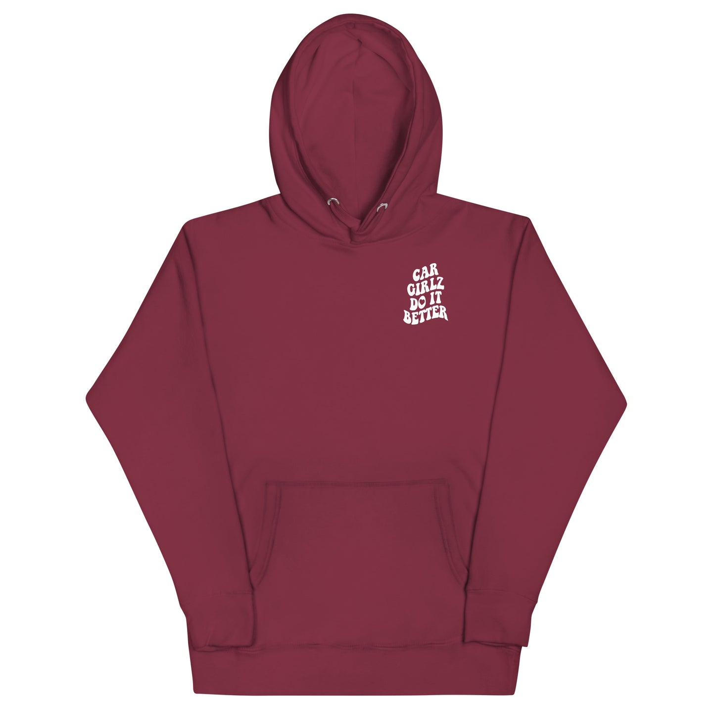Car Girlz Do It Better White Hoodie