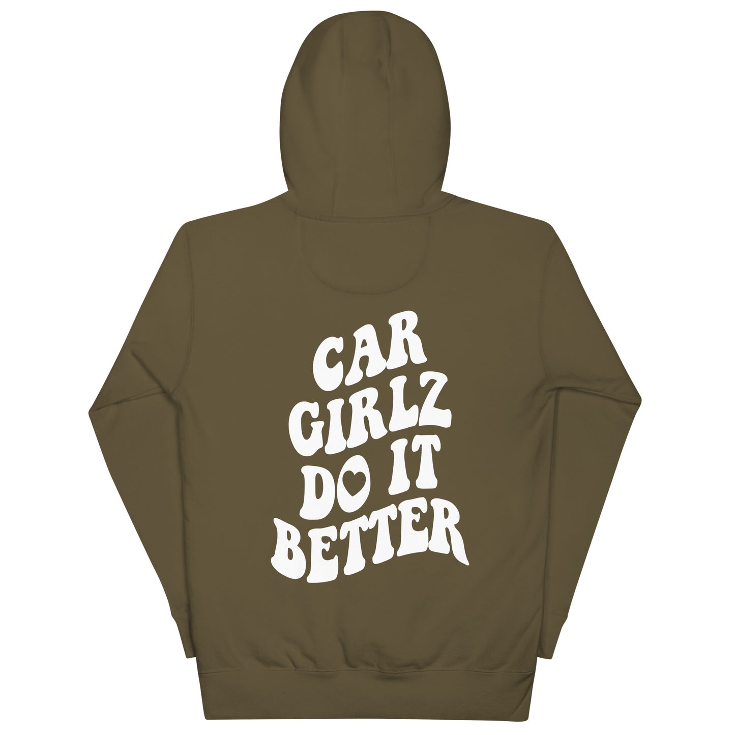 Car Girlz Do It Better White Hoodie