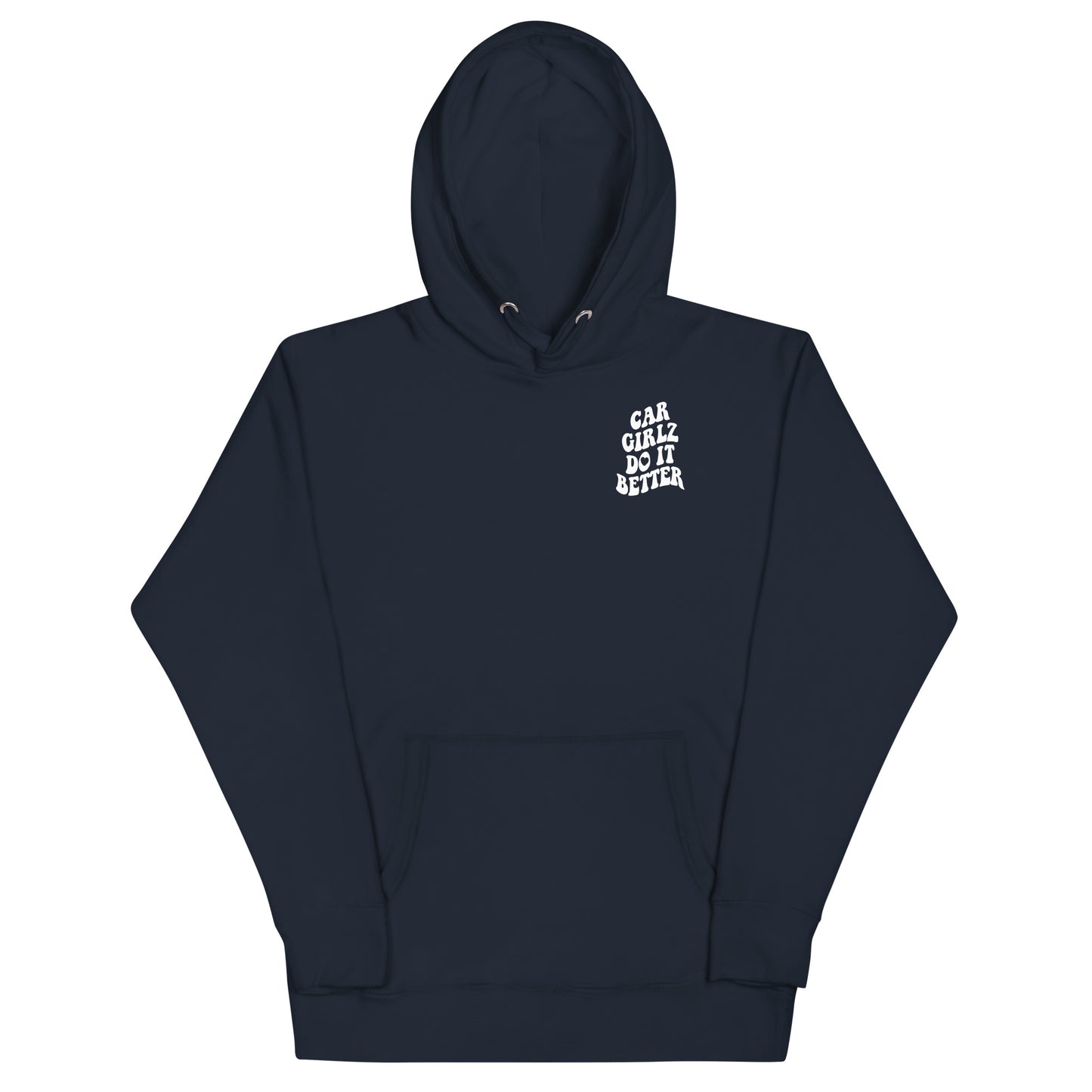 Car Girlz Do It Better White Hoodie