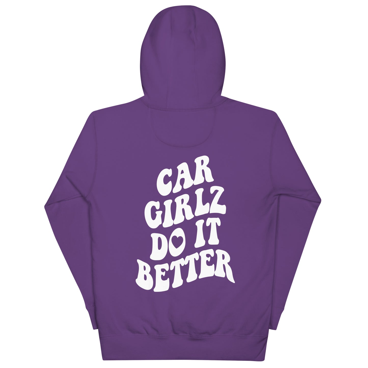 Car Girlz Do It Better White Hoodie