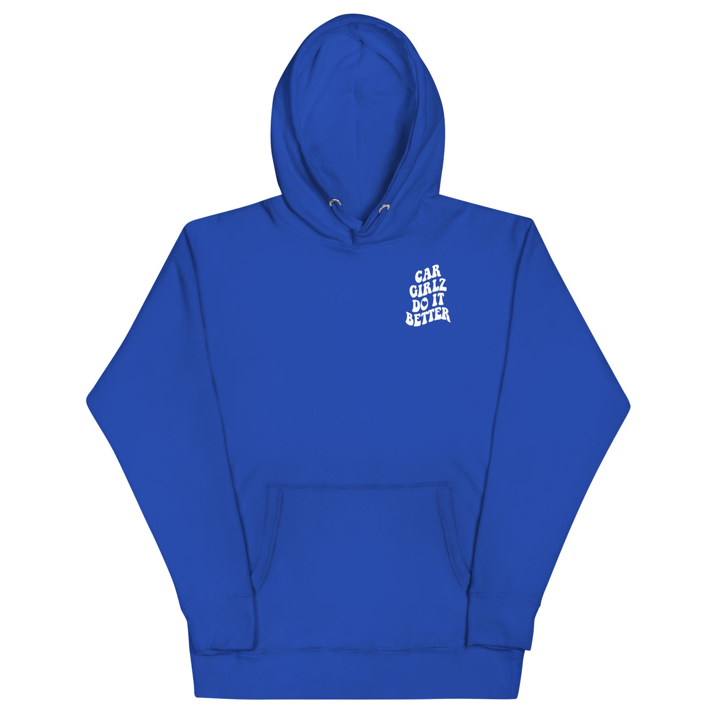 Car Girlz Do It Better White Hoodie