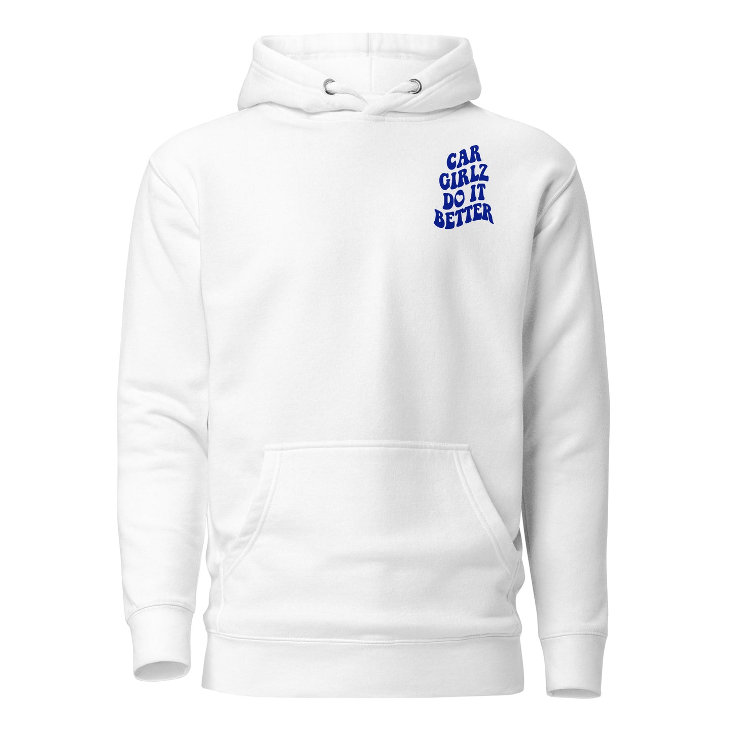 Car Girlz Do It Better Blue Hoodie