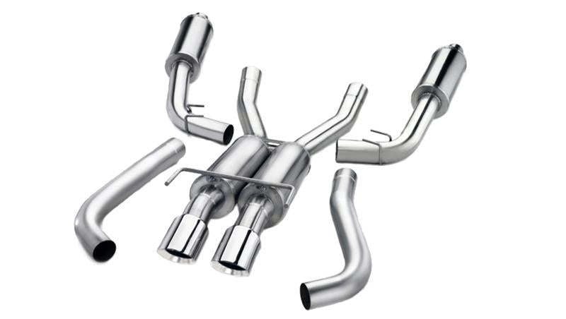 Corsa 2015-2021 Subaru WRX Cat Back Exhaust Black Quad 3.5in Tips *Sport*