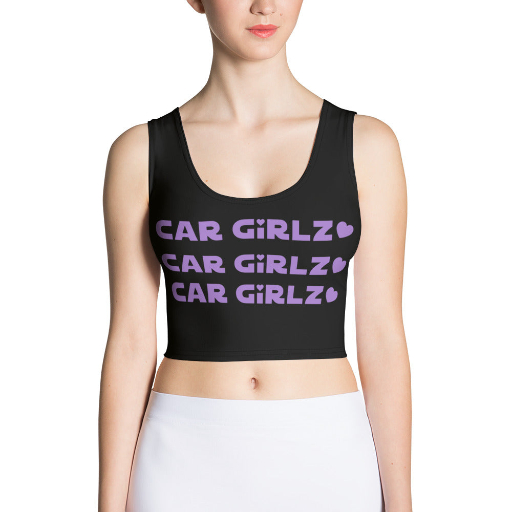 Car Girlz Crop Top Lavender