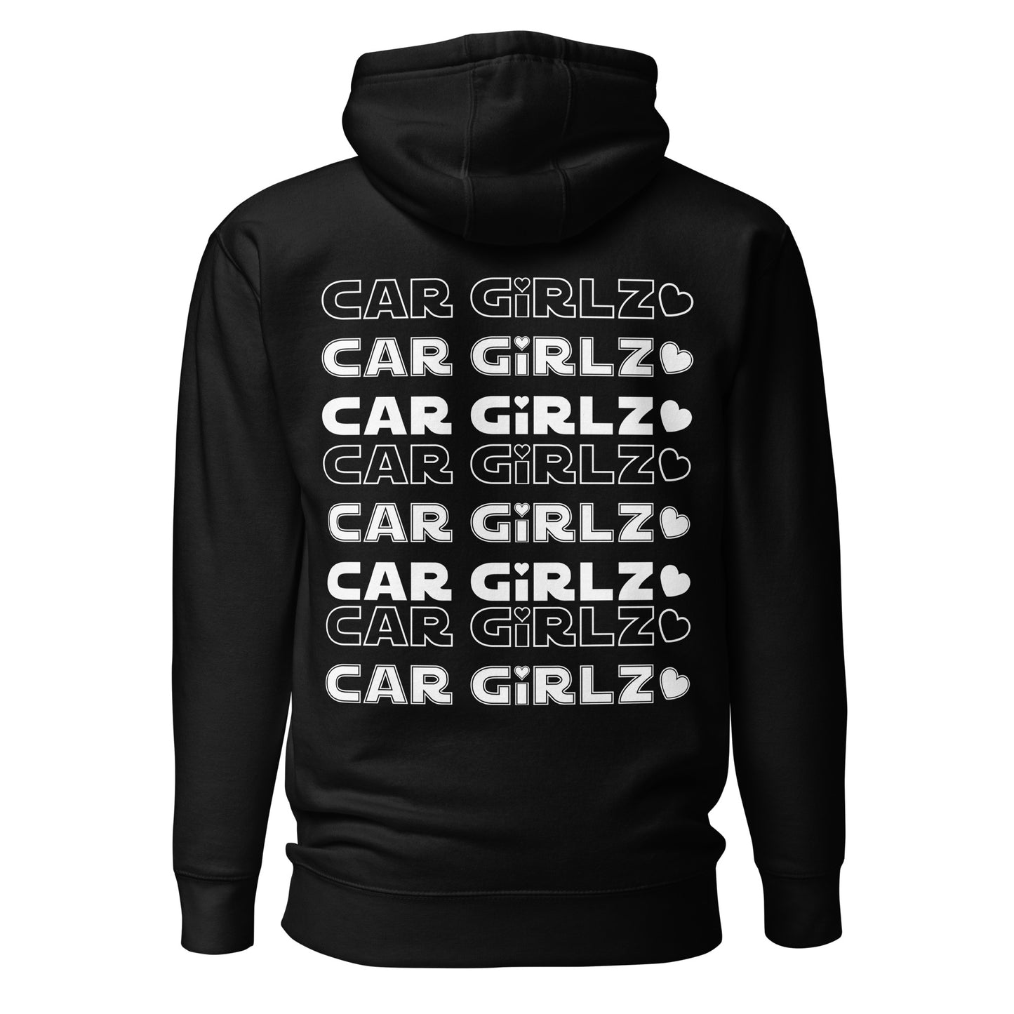 Car Girlz Hoodie White