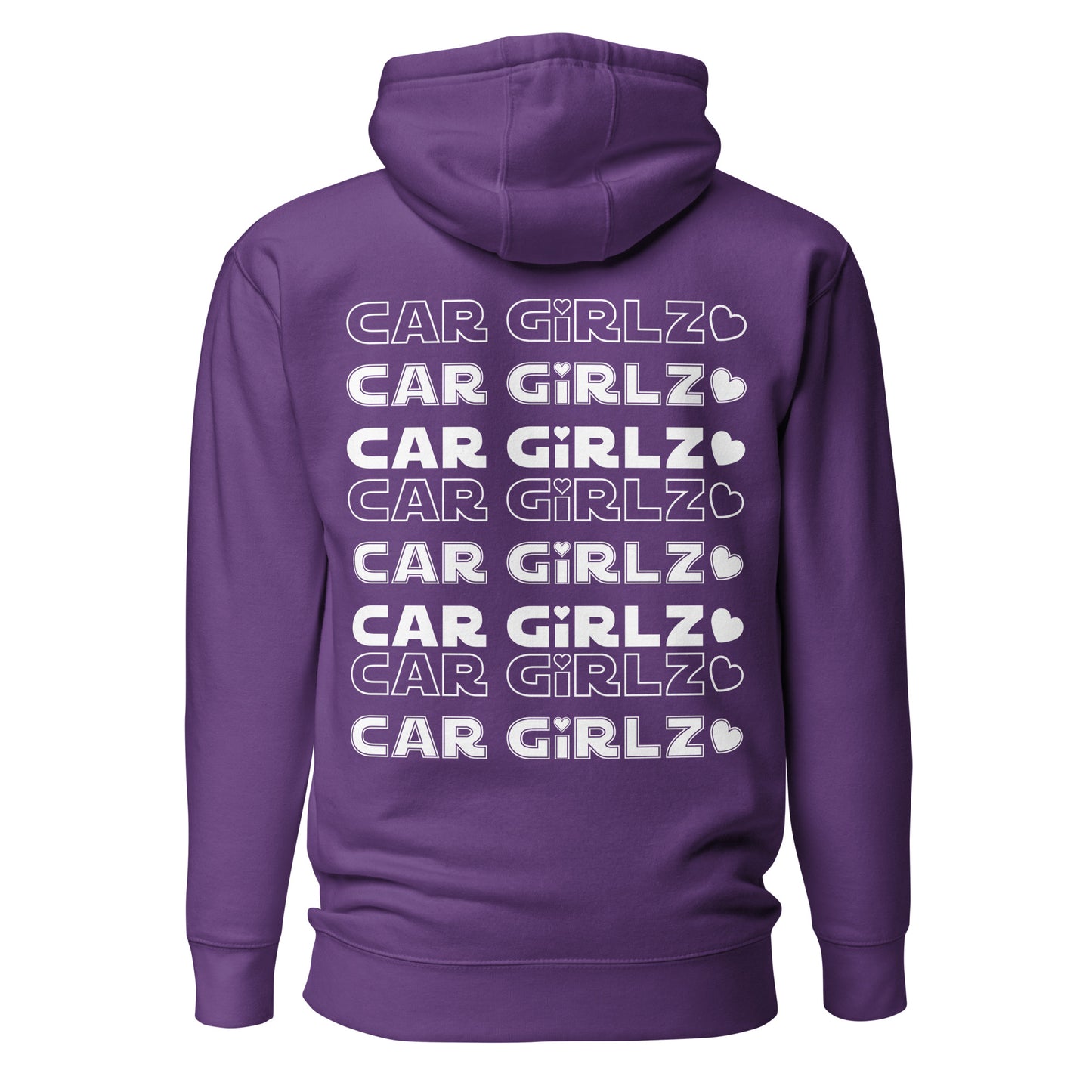 Car Girlz Hoodie White