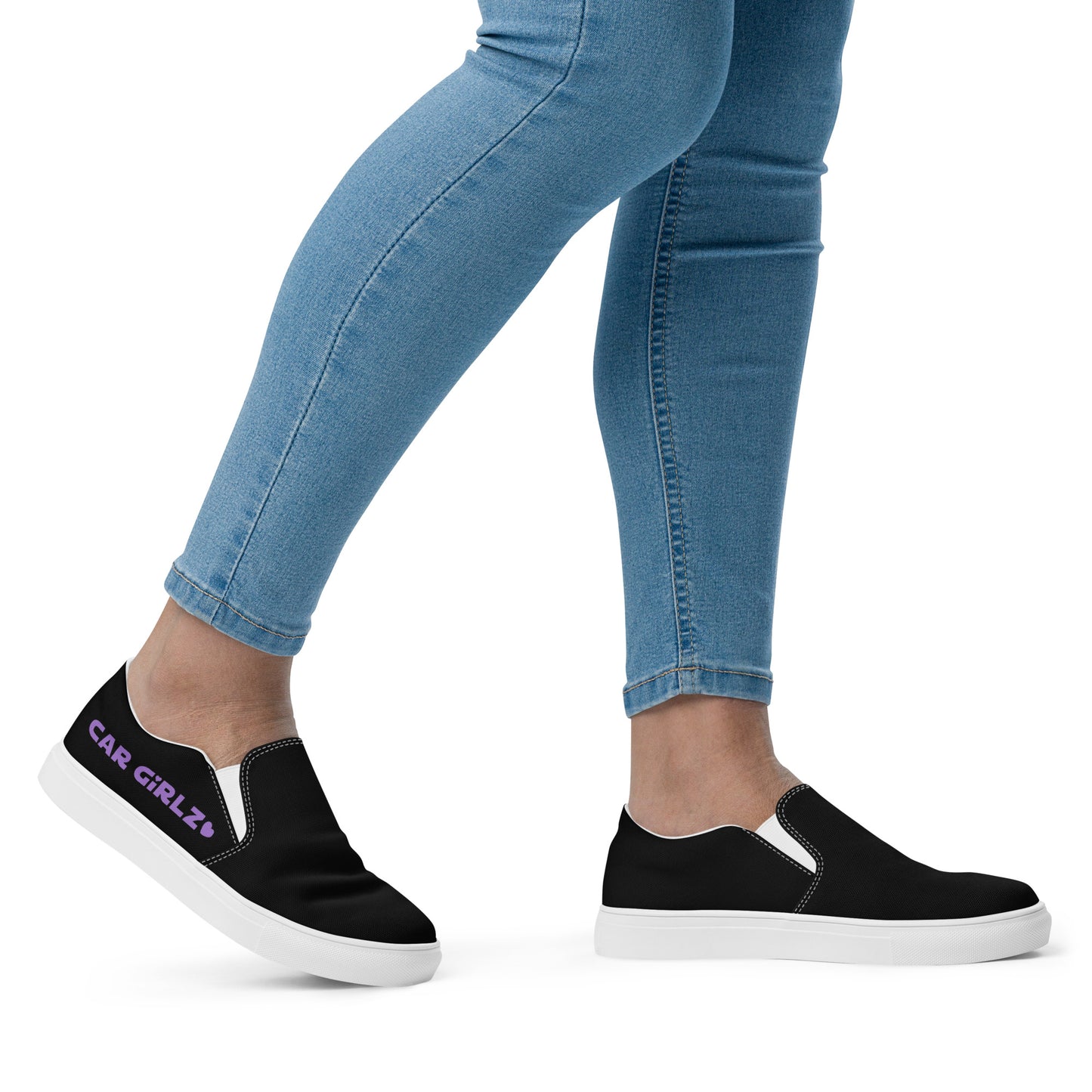 Car Girlz Lavender slip-on shoes